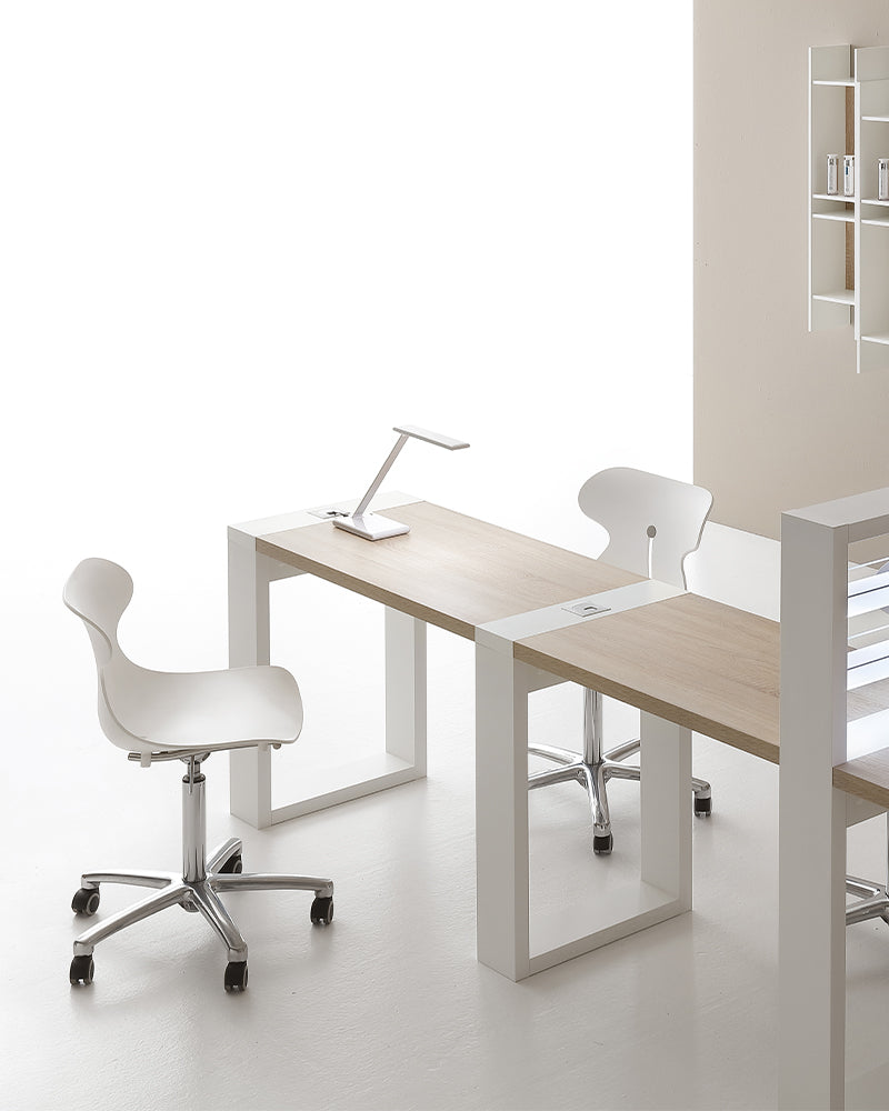 Living - Hvidt neglebord - Uden sug